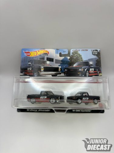 Hot Wheels '83 Chevy Silverado & '91 GMC Syclone 2-packs