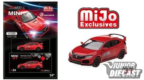 Mini GT 1:64 Honda Civic Type R (FK8) Time  Attack 3,600 RD