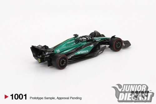 Mini GT ASTON MARTIN AMR24 #18 LANCE STROLL BAHRAIN GP 2024