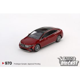   Mini Gt 1:64 MERCEDES-BENZ EQS 580 4MATIC RED METALLIC 2024 (dobozos)