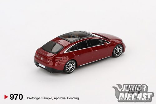 Mini Gt 1:64 MERCEDES-BENZ EQS 580 4MATIC RED METALLIC 2024 (dobozos)