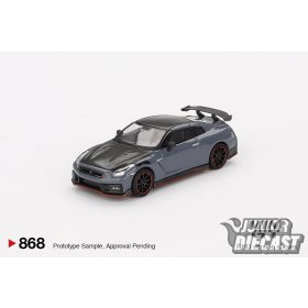MINI GT  NISSAN GT-R (R35) NISMO STEALTH GRAY 2024 #868