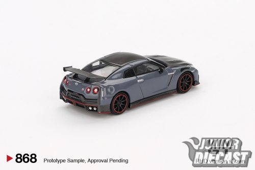MINI GT  NISSAN GT-R (R35) NISMO STEALTH GRAY 2024 #868