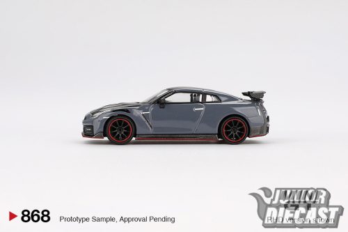 MINI GT  NISSAN GT-R (R35) NISMO STEALTH GRAY 2024 #868