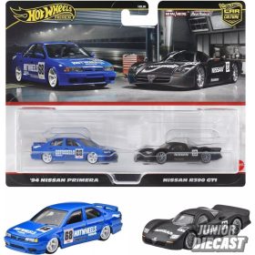   Hot Wheels '94 Nissan Primera & Nissan R390 Premium Duo Pakk