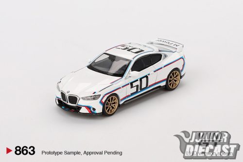 MINI GT  BMW M4 (G82) 3.0 CSL WHITE 2023 #863 (dobozos)