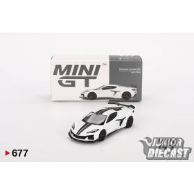   Mini GT [MGT00677-R] 1:64 CHEVROLET CORVETTE Z06 ARCTIC WHITE 2023 #677
