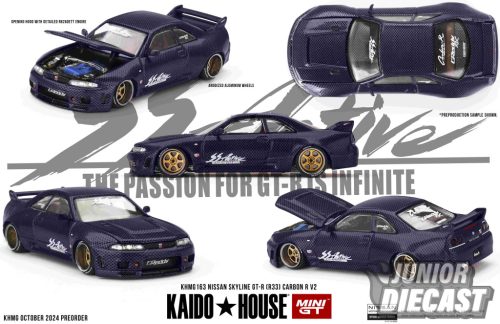 (Előrendelés) Kaido House NISSAN SKYLINE GT-R (R33) ACTIVE CARBON R V2 1995 #163