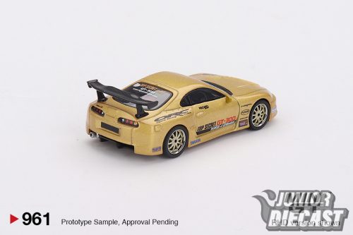 MINI GT TOYOTA SUPRA MK4 (A80) TOP SECRET GT-300 TOP SECRET GOLD 2023 #961