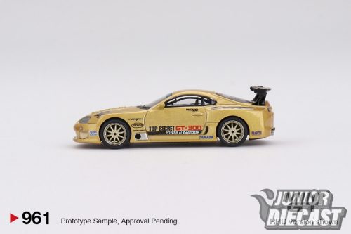 MINI GT TOYOTA SUPRA MK4 (A80) TOP SECRET GT-300 TOP SECRET GOLD 2023 #961