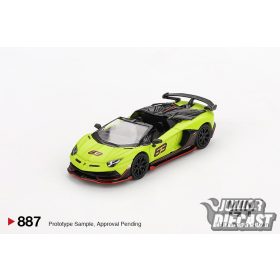   MINI GT 1:64 LAMBORGHINI AVENTADOR SVJ 63 ROADSTER VERDE SHOCK 2022 