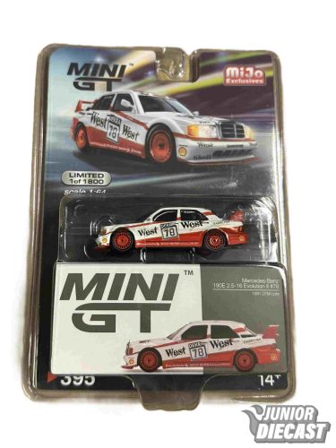 Mini GT Mijo Exclusive Mercedes-Benz 190E  1 of 1800 limited edition