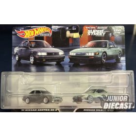 Hot Wheels '91Nissan Sentra SE-R & Nissan Silvia (S13)