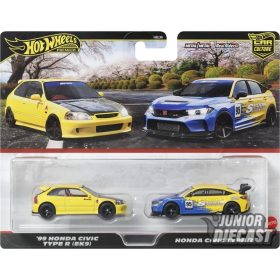   Hot Wheels '99 Honda Civic Type R (ek9) & Honda Civic Type R Premium duo Pack
