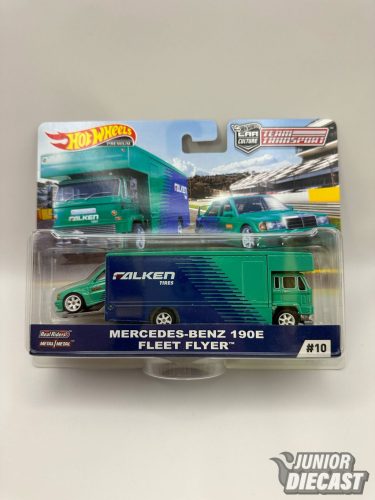 Hot Wheels Mercedes-Benz 190E & Fleet Flyer #10