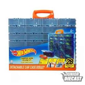   Hot WHeels 28 darabos 1/64 méretarányú modellautó tároló 
