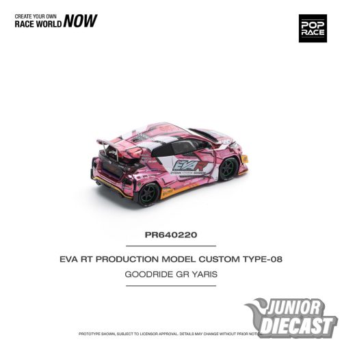 Pop Race 1/64 Eva RT Production Model Custom Type-08 Goodride GR Yaris
