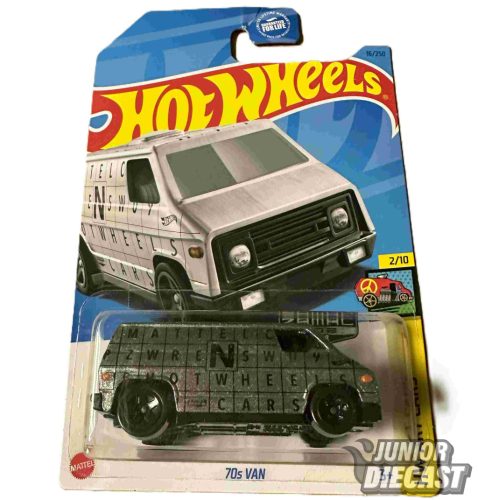 Hot Wheels 70s Van (Walmart Exclusive---sérült csomagolás)