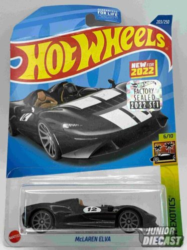 Hot Wheels Mclaren Elva (sérült csomagolás)