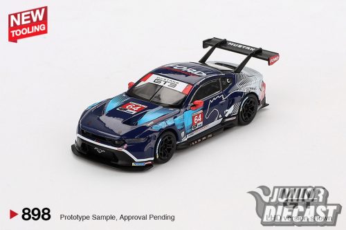 (Előrendelés) MINI GT FORD MUSTANG GT3 #64 FORD MULTIMATIC MOTORSPORTS DAYTONA 24 HRS 2024 # 898