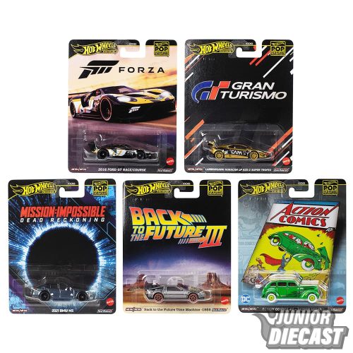 (Előrendelés) Hot Wheels Pop Culture 2025 szett (5db autó) 