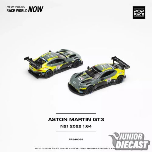 Pop Race 1/64 2022 Aston Martin Vantage GT3 N21 Nurburgring