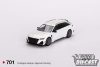 Mini GT AUDI RS-6 R ABT GLACIER WHITE METAL 2020 #701