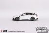 Mini GT AUDI RS-6 R ABT GLACIER WHITE METAL 2020 #701