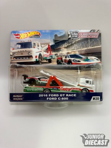 Hot Wheels 2016 Ford GT Race & Ford C-800 #20