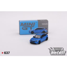   Mini GT [MGT00637-R] 1:64 HONDA CIVIC TYPE R BOOST BLUE PEARL 2023 #637