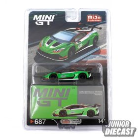   Mini GT 1:64 Lamborghini Huracán GT3 EVO2 Presentation--MiJo Exclusive 1 of 4800