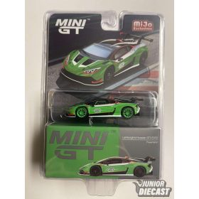   Mini GT 1:64 Lamborghini Huracán GT3 EVO2 Presentation--MiJo Exclusive CHASE car