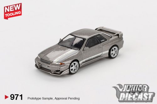 (Előrendelés) Mini Gt 1:64 NISSAN GT-R (R32) VEILSIDE COMBAT C-I COMBAT GREY 2011