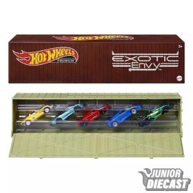 Hot Wheels  Exotix Envy konténer (5db Premium autó)