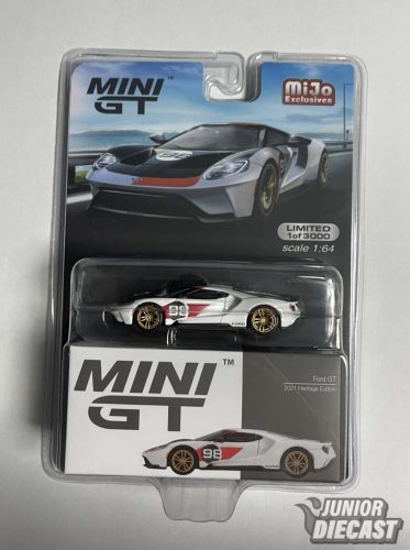 Mini Gt Mijo Exclusive 1/64 Ford GT 2021 Ken Miles Heritage version #98 (1 of 3000)