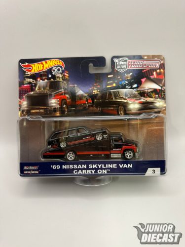 Hot Wheels '69 Nissan Skyline Van & Carry On #3