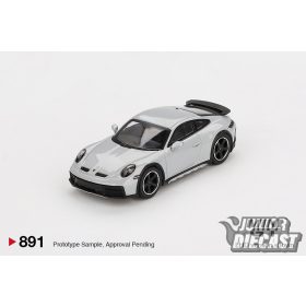 MINI GT 1:64 PORSCHE 911 (992) DAKAR ICE GRAY METALLIC 2023 