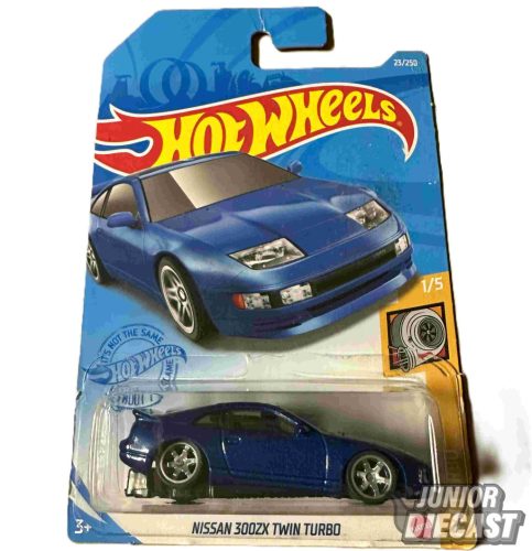 Hot Wheels Nissan 300ZX Twin Turbo (bontott, kereke gumikerékre cserélve)