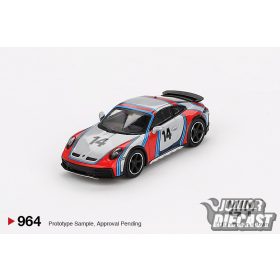   MINI GT PORSCHE 911 (992) DAKAR ICE GREY METALLIC RALLY TRIBUTE 2024 #964