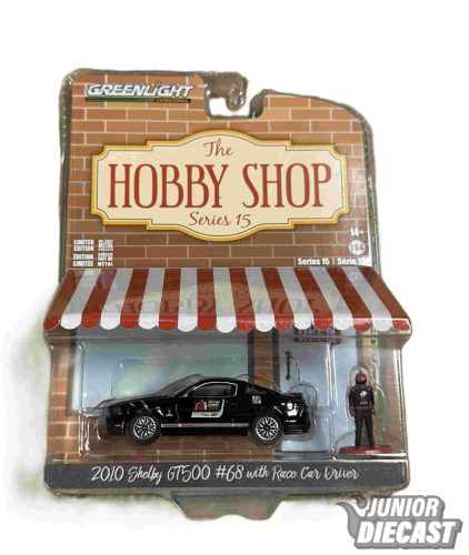 Greenlight 2010 Shelby GT500 #68 with race car driver