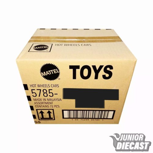 Hot Wheels rövidkártyás mainline karton (72db)--2025 "F" karton