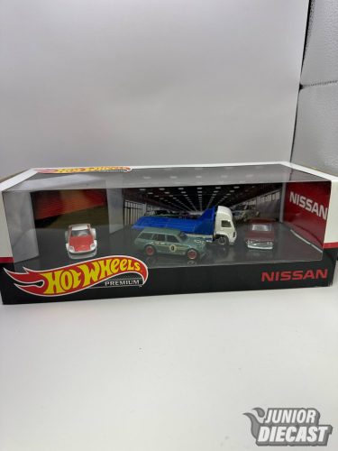 Hot Wheels Nissan dioráma 