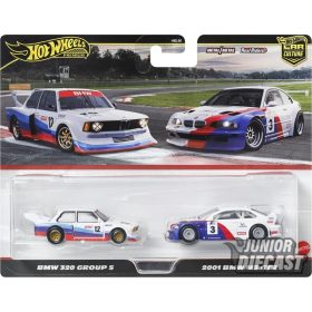   Hot Wheels BMW 320 Group 5 & 2001 BMW M3 GTR Premium duo pack