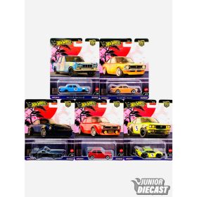   Hot Wheels 2024 Car Culture Japan Historic 4 Case B (5db autó)