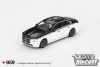 (Előrendelés) Mini GT 1:64 BMW I7 XDRIVE60 ALPINE WHITE / BLACK SAPPHIRE 2024