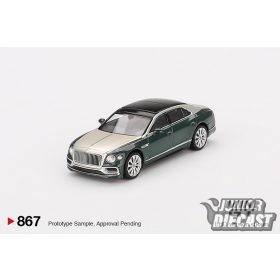 MINI GT BENTLEY FLYING SPUR WHITE SAND VERDANT 2024 #867