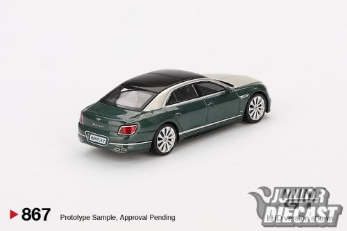 MINI GT BENTLEY FLYING SPUR WHITE SAND VERDANT 2024 #867