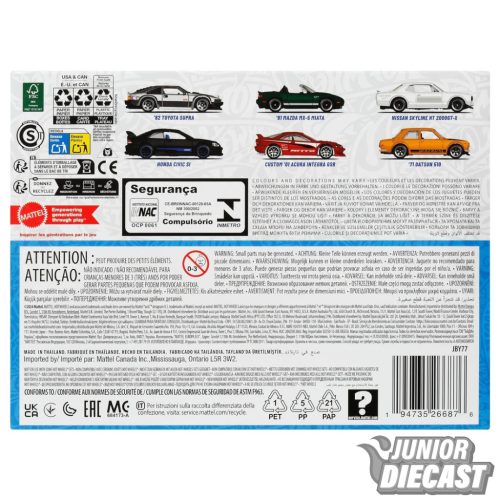 Hot Wheels Japán 6-os pakk