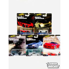 Hot Wheels Fast and Furious szett (5db autó)