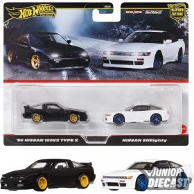   Hot Wheels '96 Nissan 180SX Type x & Nissan SilEighty Premium Duo Pack